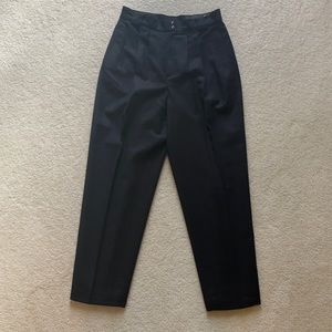 Black Giorgio Sant’ Angelo Wool Pants